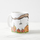 Pumpkin Halloween Coffee Mug (Front Left)