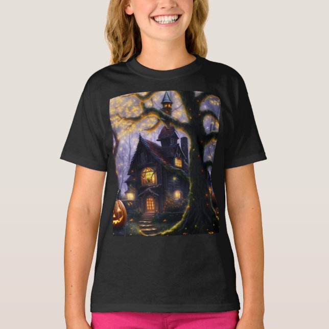 Pumpkin/Halloween/fall/autumn T-Shirt (Front)