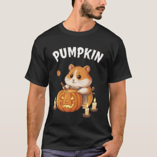 Pumpkin – Halloween Hamster Jack-O’-Lantern Tee