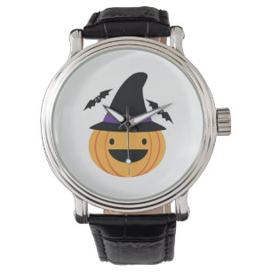 Pumpkin Halloween Jack O Lantern Bat Watch