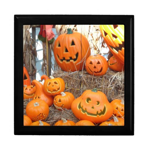 Pumpkin halloween jack o lantern orange pumpkins gift box