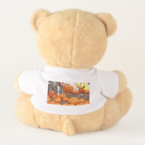 Pumpkin halloween jack o lantern orange pumpkins teddy bear