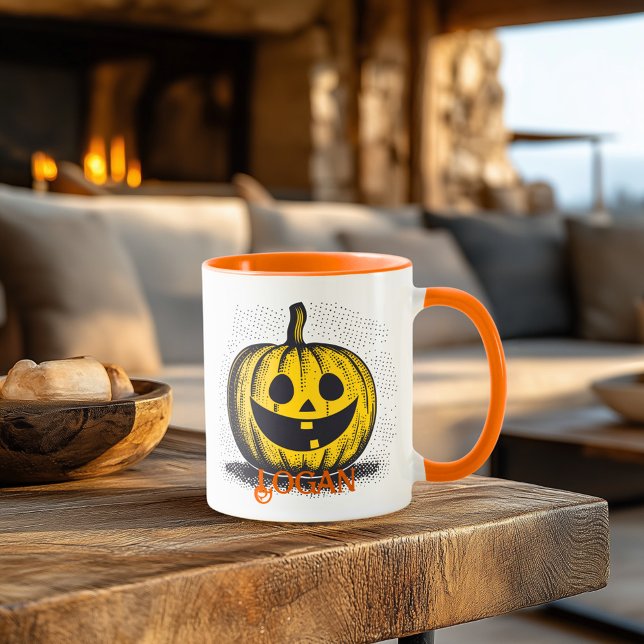 Pumpkin Halloween Mug – Fun Jack-O'-Lantern Vibes (Creator Uploaded)