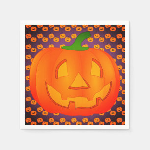 Pumpkin Halloween Party Napkins