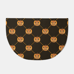 Pumpkin Halloween party theme. Doormat