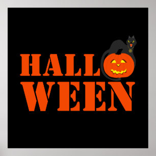 Pumpkin Halloween Poster
