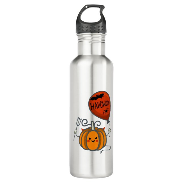 Pumpkin Halloween                                  Stainless Steel Water Bottle (Front)