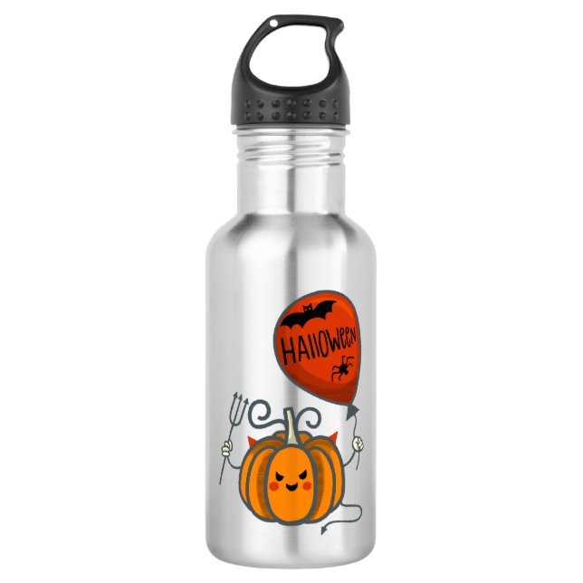 Pumpkin Halloween                                  Stainless Steel Water Bottle (Front)