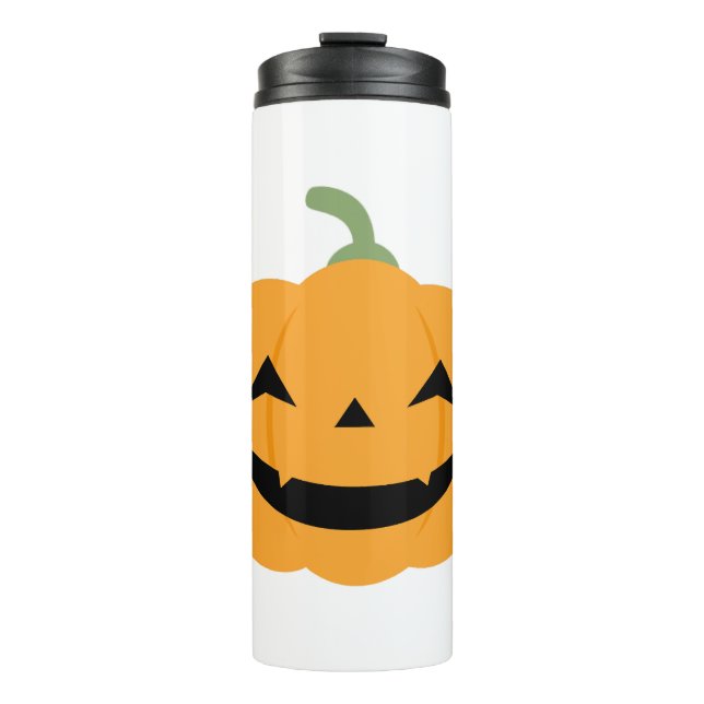 pumpkin halloween   thermal tumbler (Front)