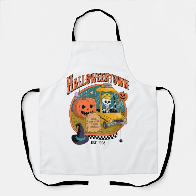 Pumpkin Halloweentown University Apron (Front)