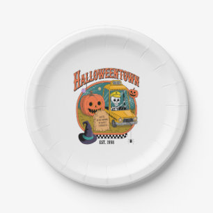 Pumpkin Halloweentown University Paper Plates