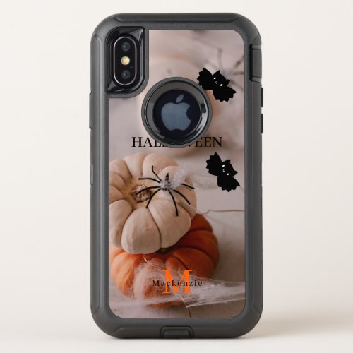 Pumpkin Happy Halloween Custom Apple X11121314 OtterBox Defender iPhone X Case