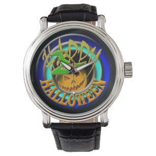 Pumpkin happy halloween fun holiday watch