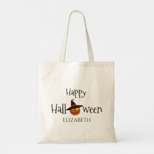 Pumpkin Happy Halloween Personalized Tote Bag