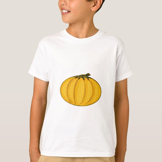 Pumpkin HAPPY THANKSGIVING jGibney The M T-Shirt (Front)