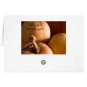 Pumpkin harvest cards (Back Horizontal)