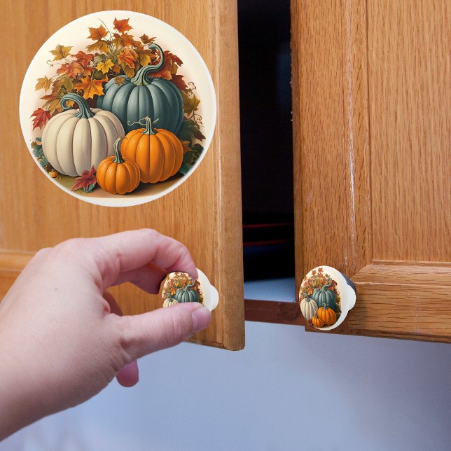 Pumpkin Harvest Ceramic Knob (Creator Uploaded)