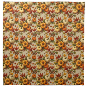 Pumpkin Harvest Cloth Napkin