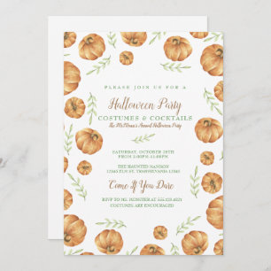 Pumpkin, Harvest Invitation