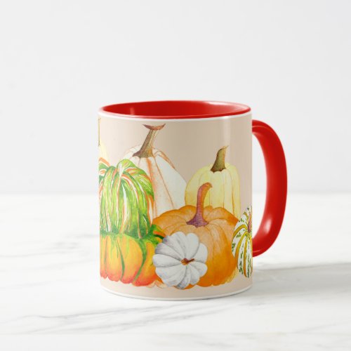 Pumpkin Harvest on a Combo Mug 2
