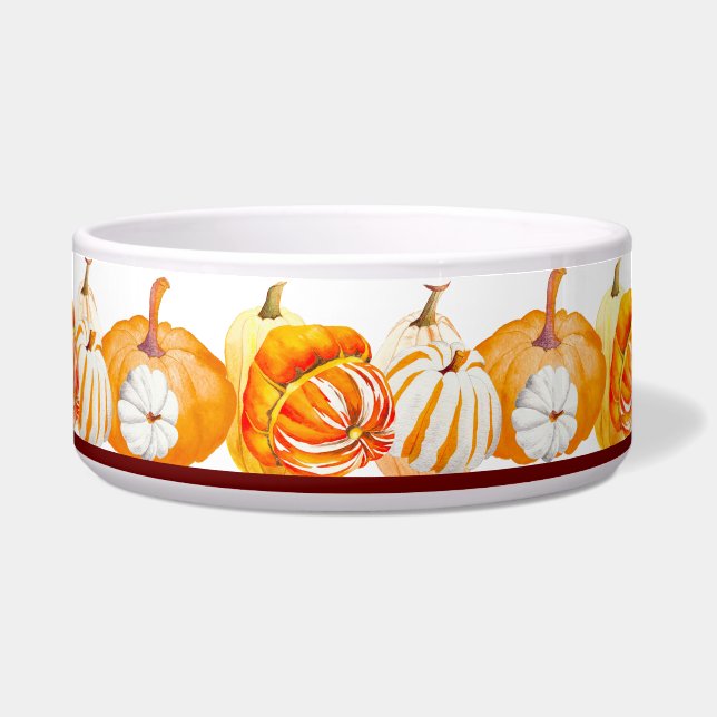 Pumpkin Harvest on a Salad Bowl (O) (Front)