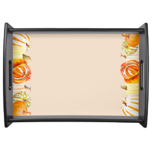 Pumpkin Harvest on a Serving Tray