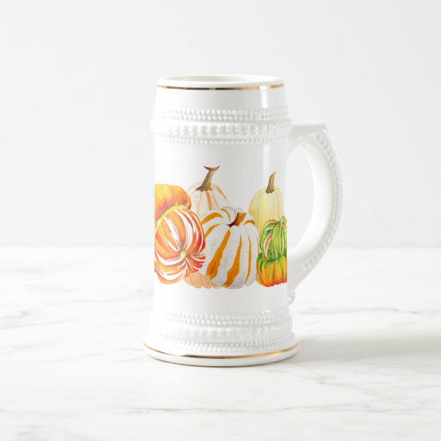 Pumpkin Harvest on a Stein (Front Right)