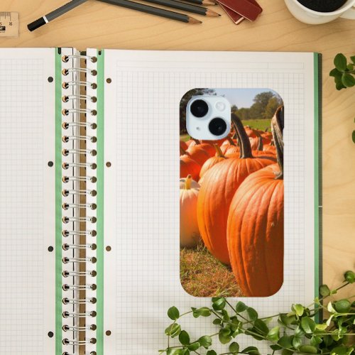 Pumpkin Harvest Pumpkin Patch Pumpkins iPhone 15 Case