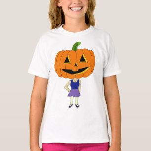 pumpkin head chibi girl T-Shirt