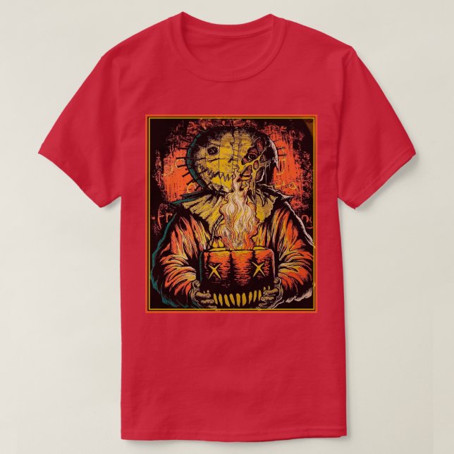 Pumpkin head fan art gifts T-Shirt (Design Front)