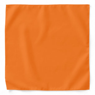 Pumpkin hex code FF7518 Bandana