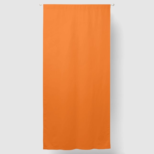 Pumpkin hex code FF7518 Blackout Curtains (Front)