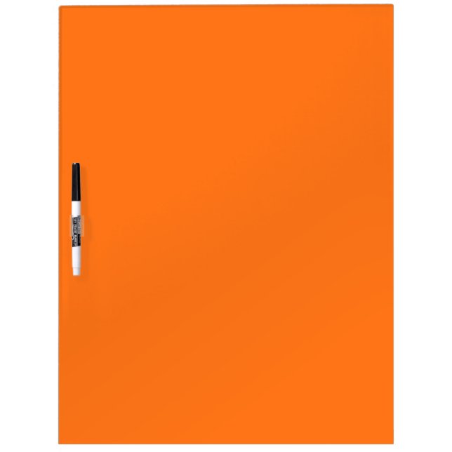 Pumpkin hex code FF7518 Dry-Erase Board (Front)