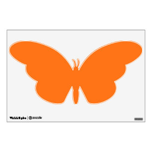Pumpkin hex code FF7518 Wall Sticker