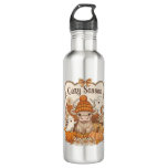 Pumpkin-highland Cow Ghost Halloween Stainless Steel Water Bottle