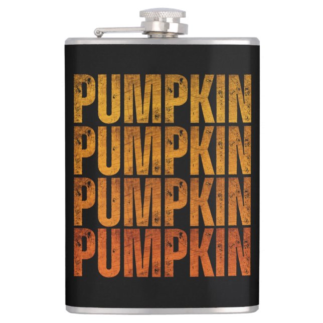PUMPKIN HOLIDAY GIFT FLASK (Front)