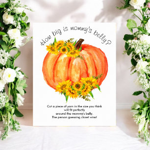 Pumpkin How Big is Mommy's Belly Game Poster