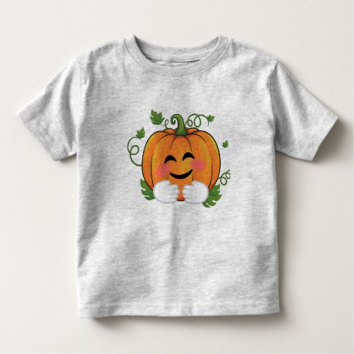 Pumpkin Hugs Emoji Thanksgiving Halloween Shirt