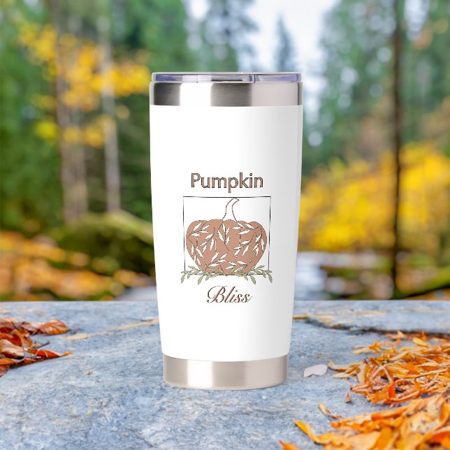 Pumpkin In Light - Pumpkin Bliss Insulated Tumbler (Outdoor (Rotated))