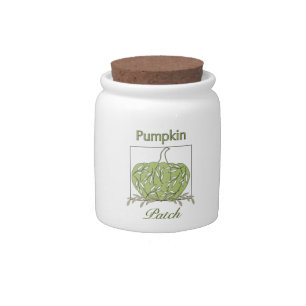 Pumpkin In Light- Pumpkin Patch Candy Jar