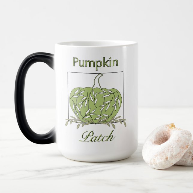 Pumpkin In Light - Pumpkin Patch Color Morph Mug (With Donut)