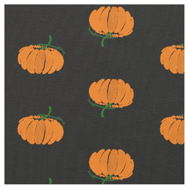 Pumpkin in the Fall Fabric (Close Up)
