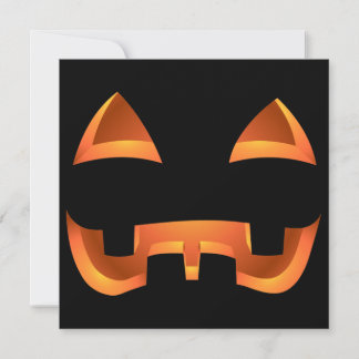 Pumpkin Invitations Custom Halloween Cards