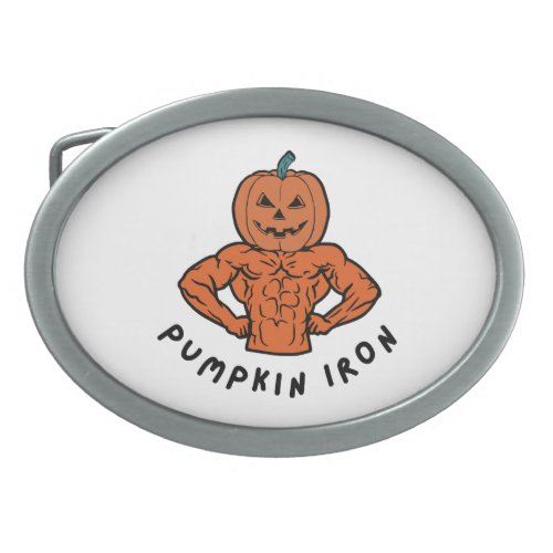 Pumpkin Iron  Belt Buckle