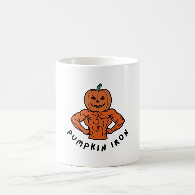 Pumpkin Iron  Coffee Mug (Center)