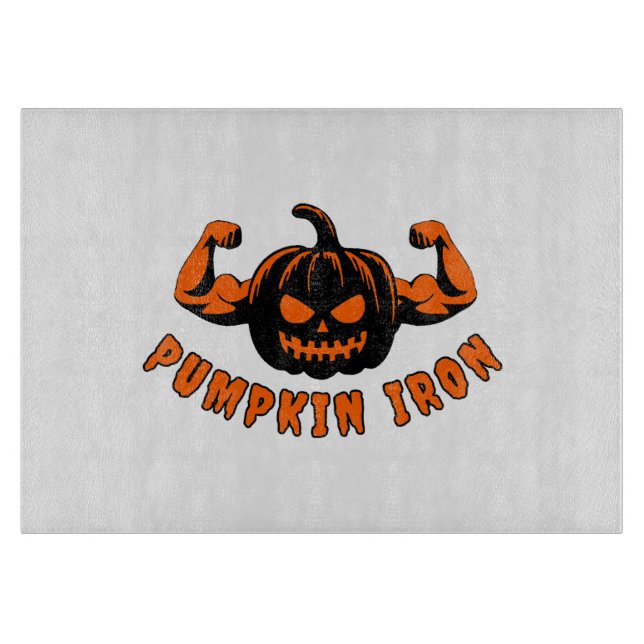 Pumpkin Iron  Cutting Board (Front)
