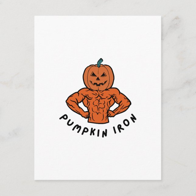 Pumpkin Iron  Enclosure Card (Front)