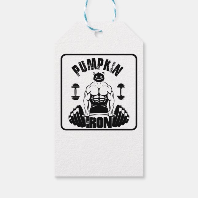 Pumpkin Iron Gift Tags (Back)