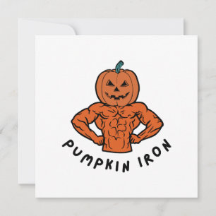 Pumpkin Iron Invitation