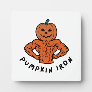 Pumpkin Iron Plaque